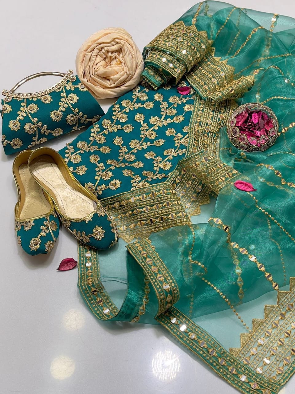 Fancy Nag Jaal 5pc Dress