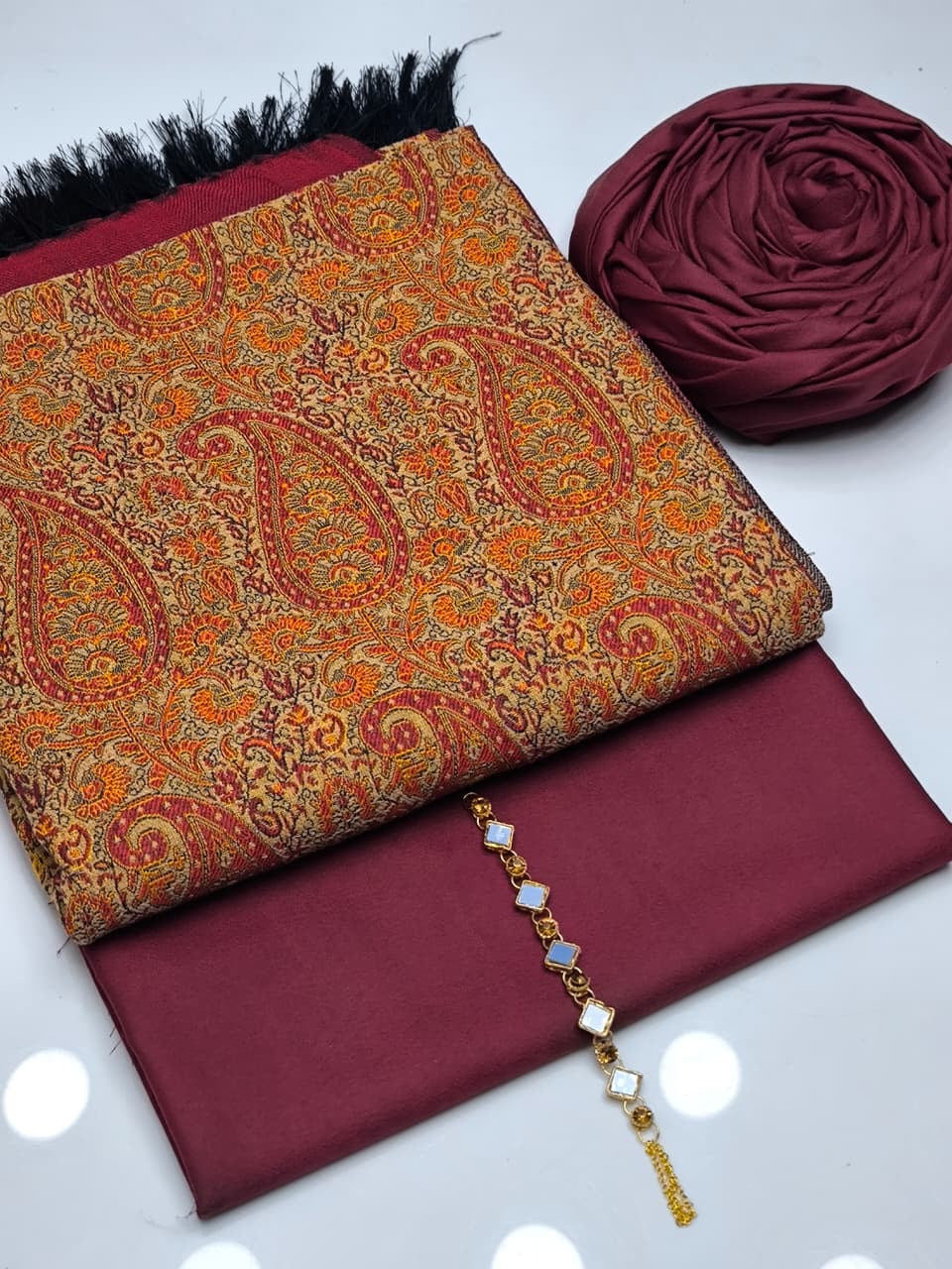 Turkish shawl 3pc dress