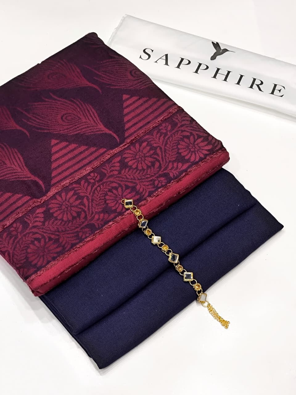 Sapphire wool Special 3pc dress