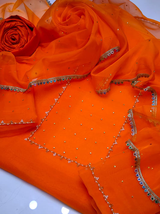 *Dur e Fishan 3pc dress