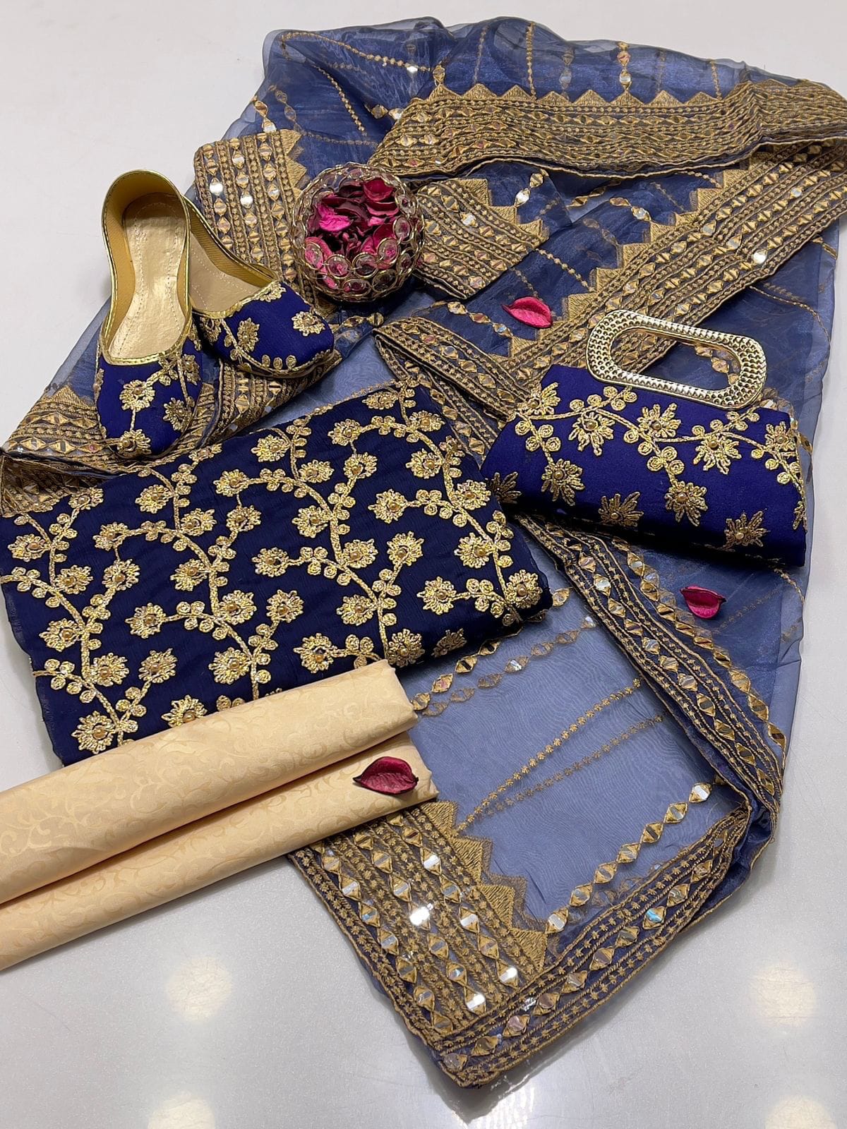 Fancy Nag Jaal 5pc Dress