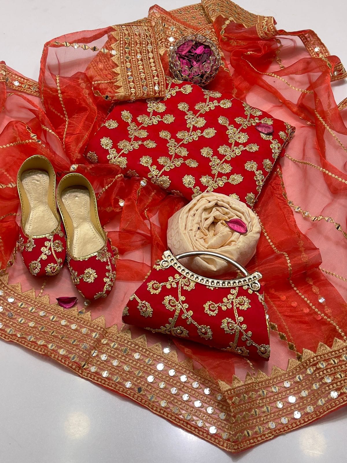 Fancy Nag Jaal 5pc Dress