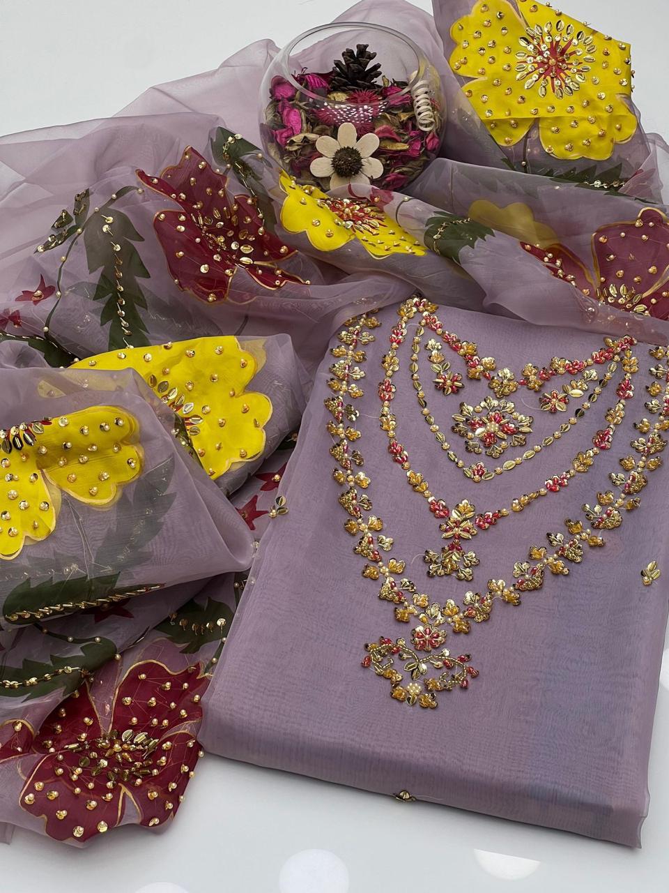 Fancy Bursh Paint 3pc Dress 👗