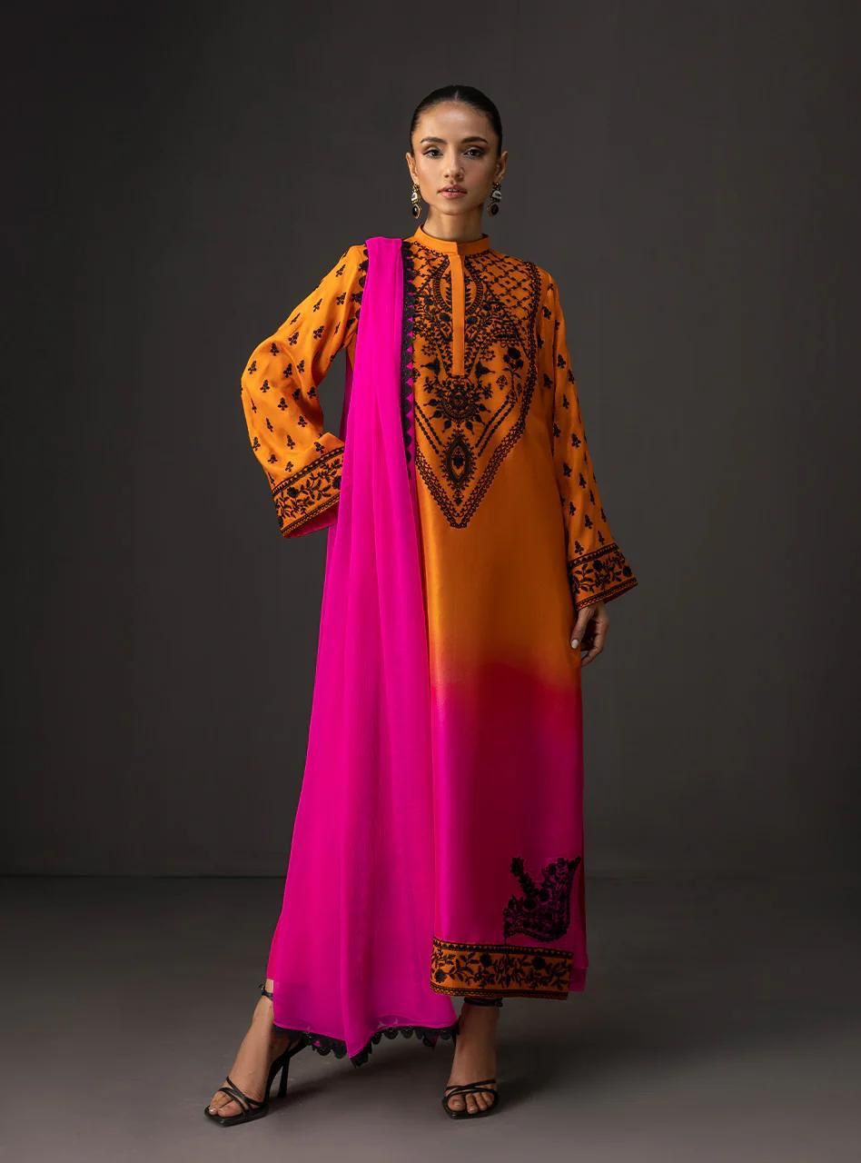 Shamoz silk print 3pc