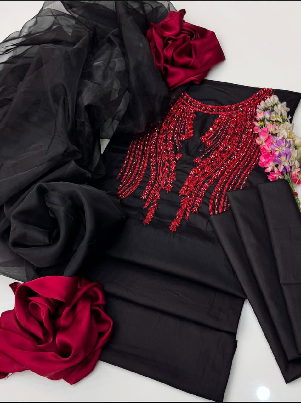 Handmade Organza 3pc dress