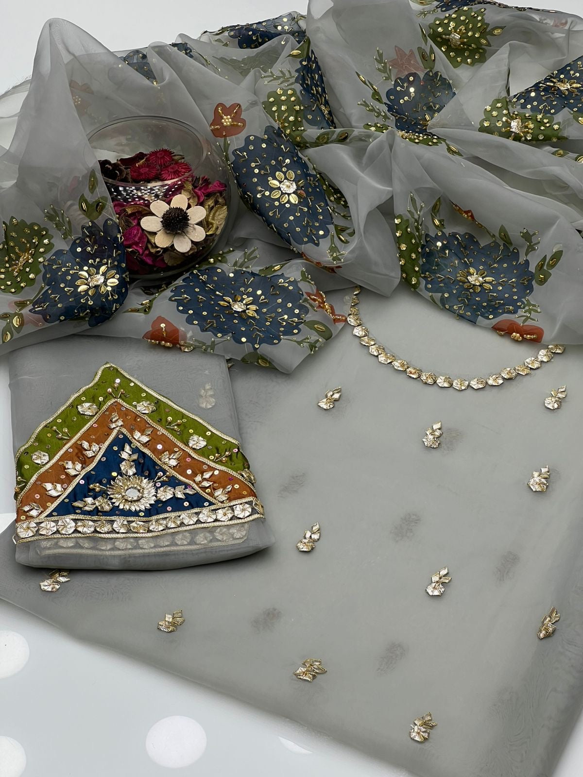 Ajwa’s Organza Gotta work 3pc dress