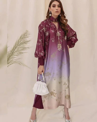 3 PIECE - SHAMOZE SILK SUIT (tye & dye)