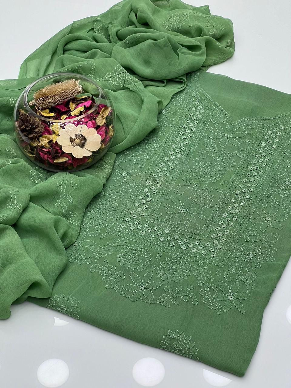 2 PIECE — CHIFFON SHADOW SHEESHA GALA SUIT.