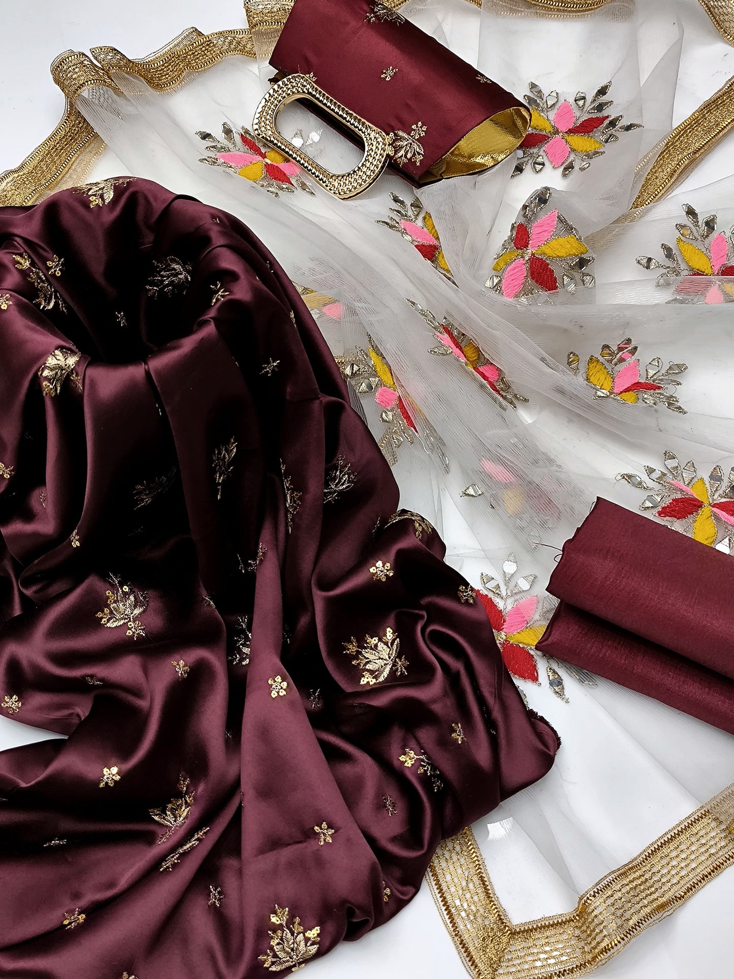 Shamoz silk 4pc Dress