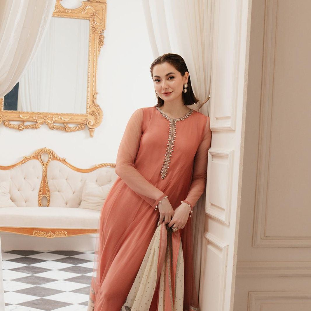 3 PIECE - HANIA AMIR SHAMOZE SILK SUIT