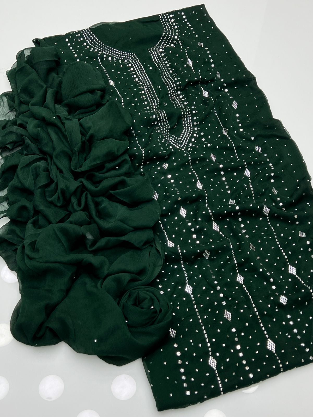 2 PIECE - MUKESH SUIT                        (barfi style)