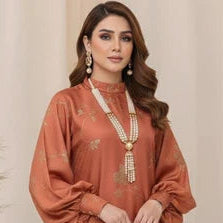 3 PIECE - SHAMOZ SILK SUIT                  (tye N dye)