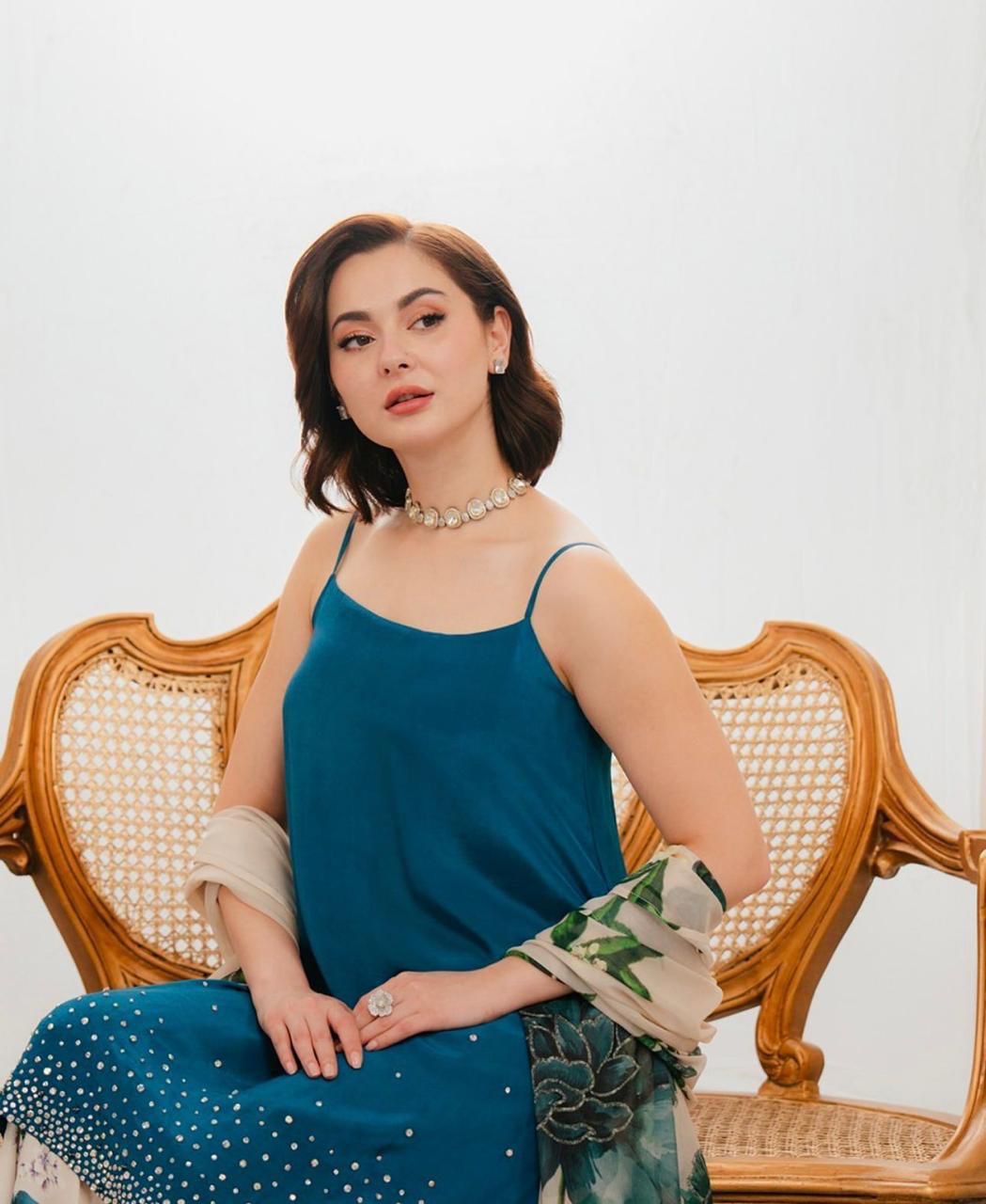 3 PIECE - SHAMOZ SILK SUIT            (digital print)