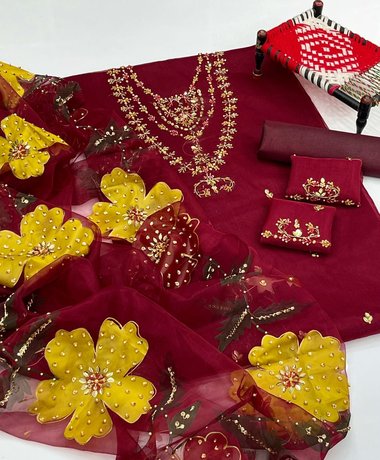 3 PIECE - HAAR GALA BURSH PAINT SUIT.