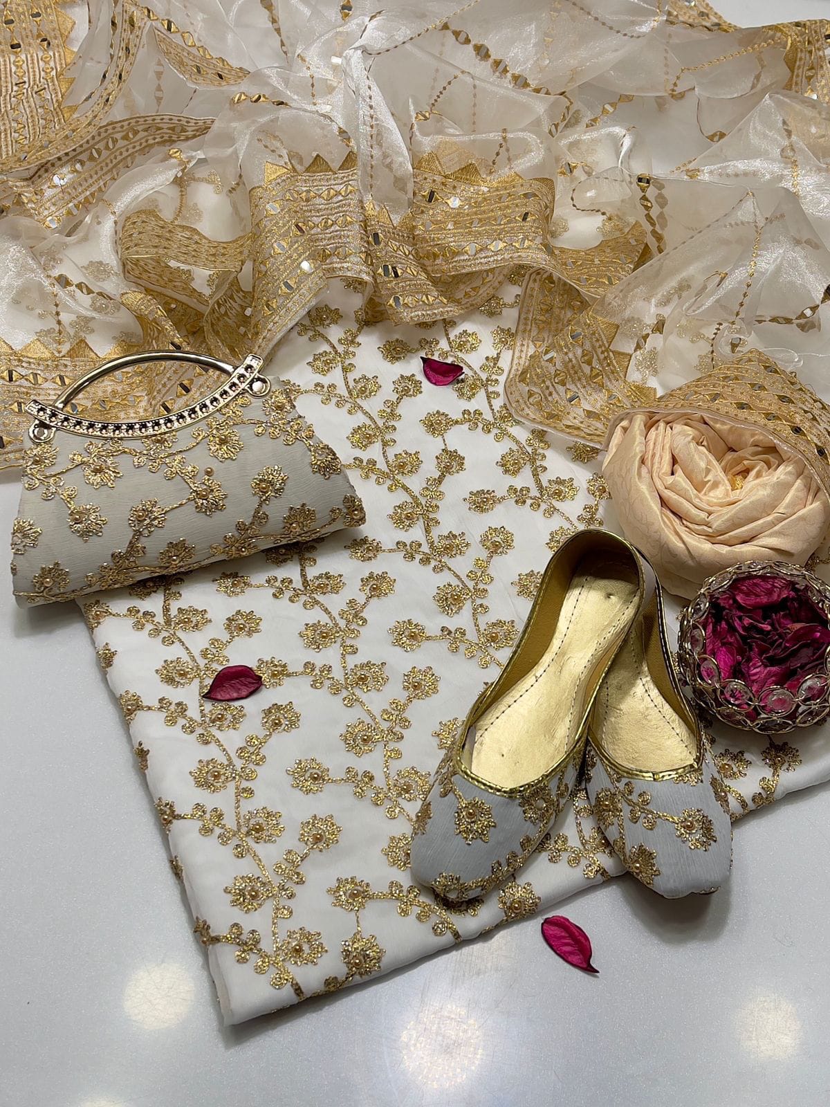 Fancy Nag Jaal 5pc Dress