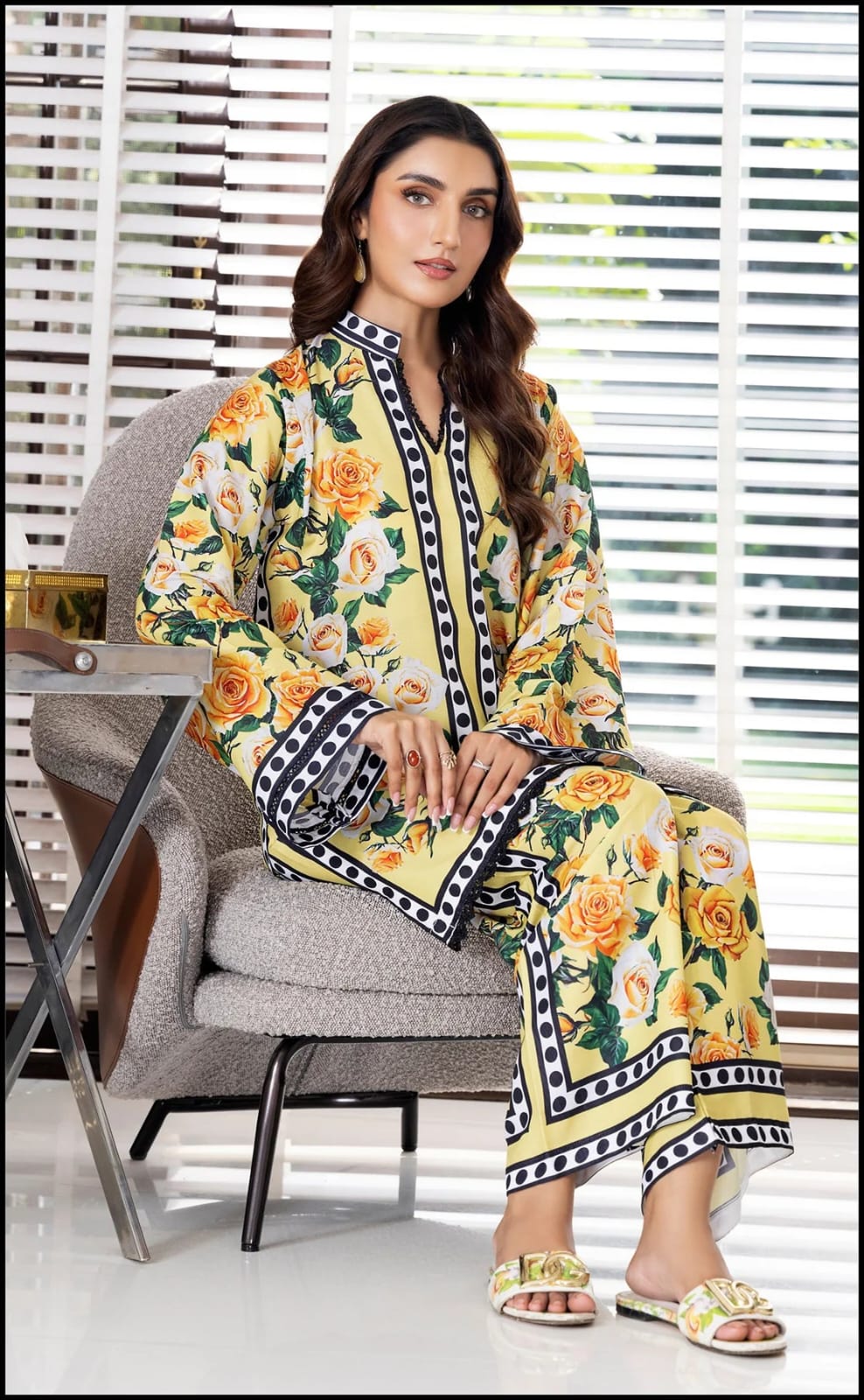 Digital Print 3pc Dress 👗