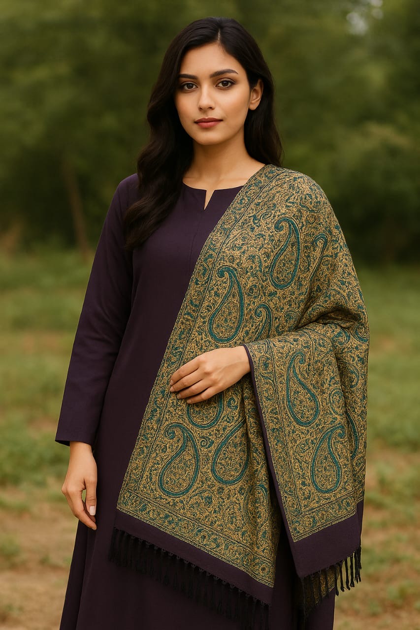 Turkish shawl 3pc dress