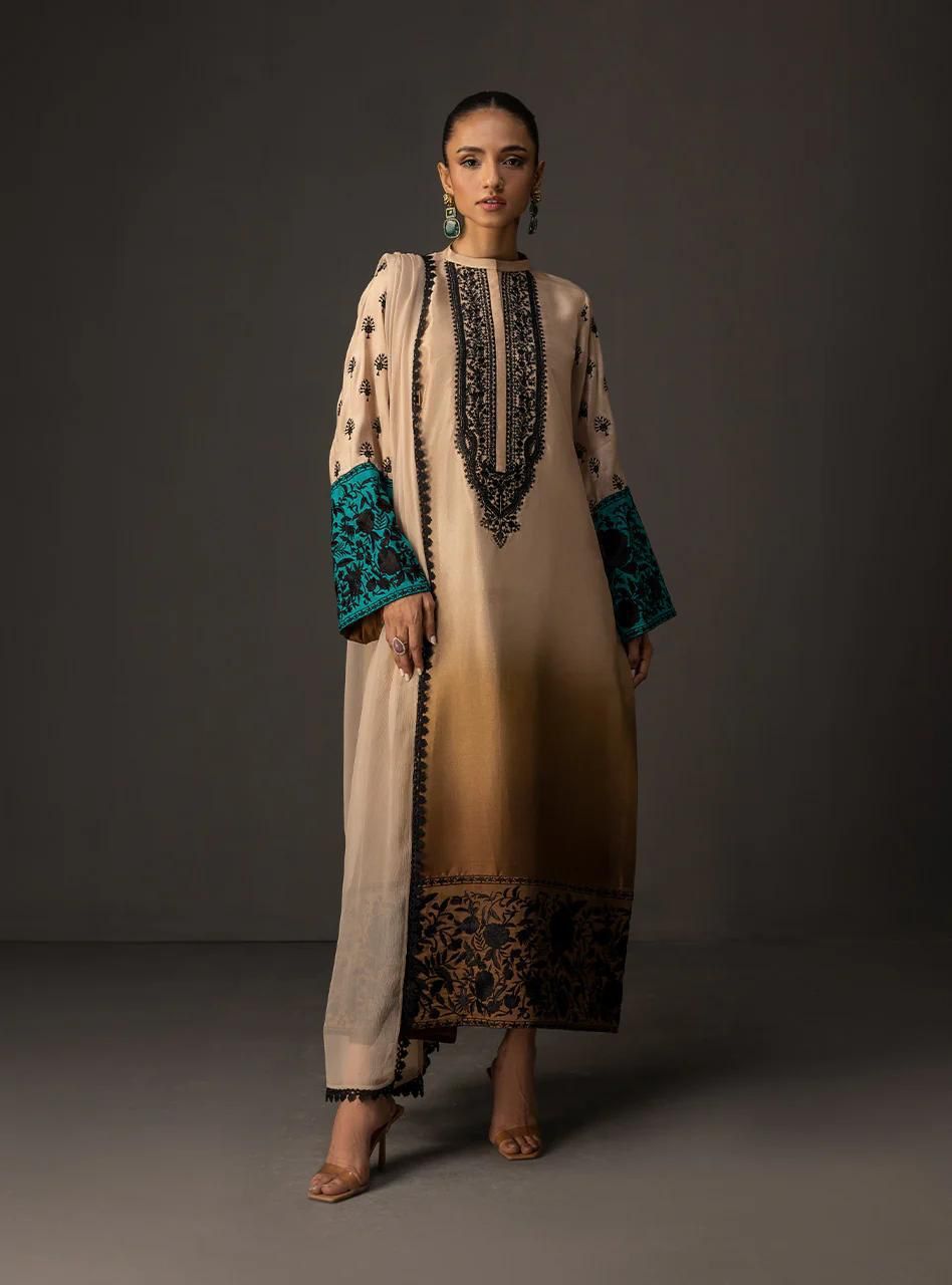 Shamoz silk print 3pc