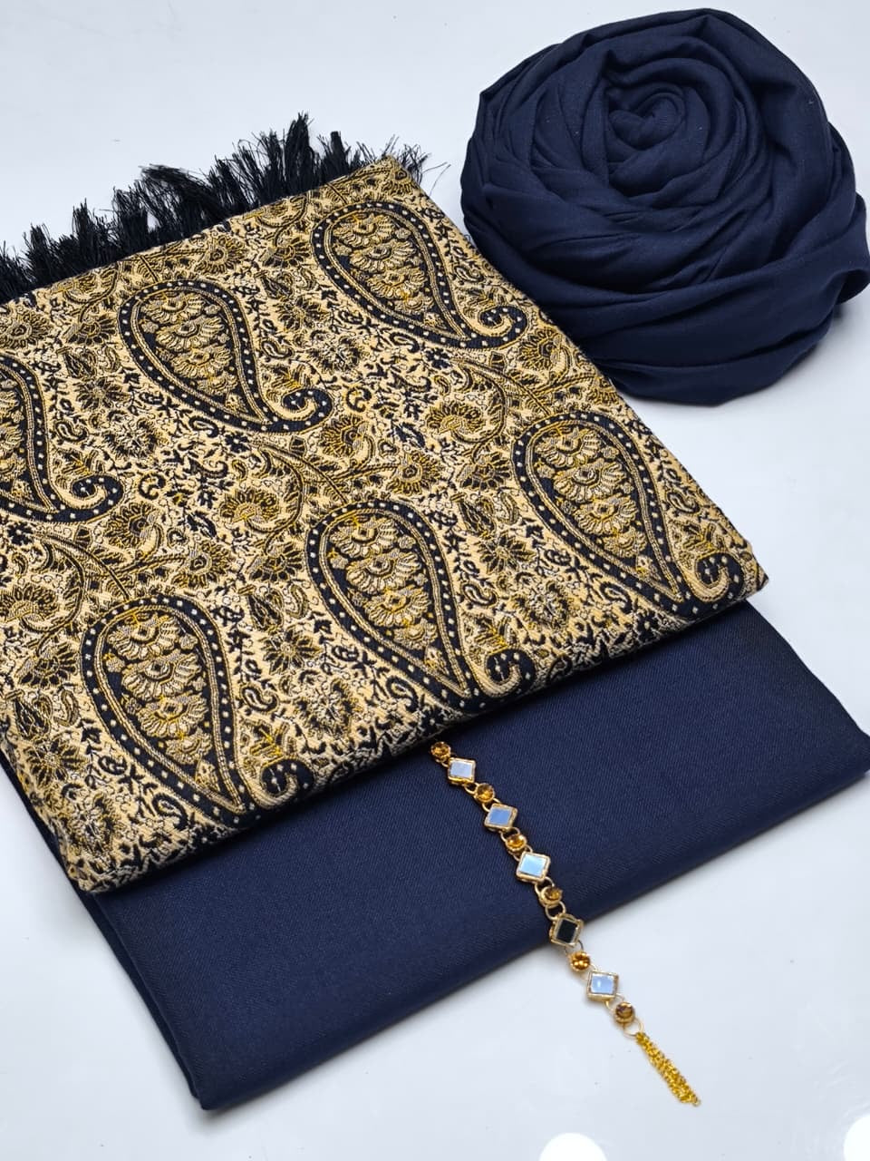 Turkish shawl 3pc dress