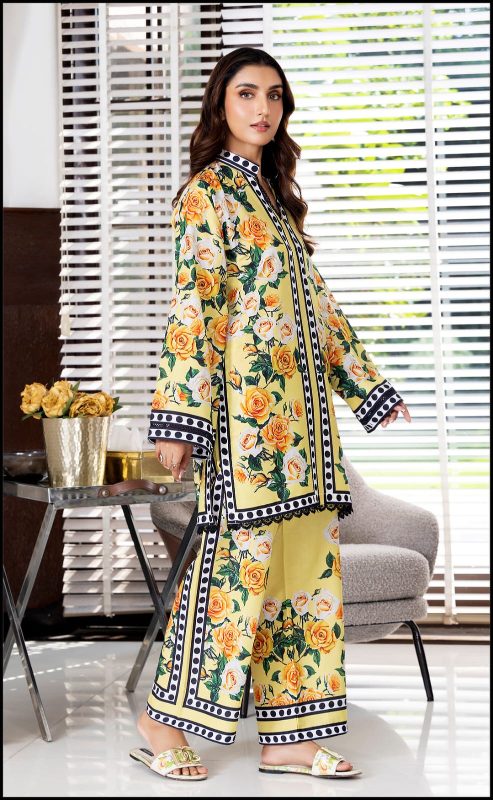 Digital Print 3pc Dress 👗