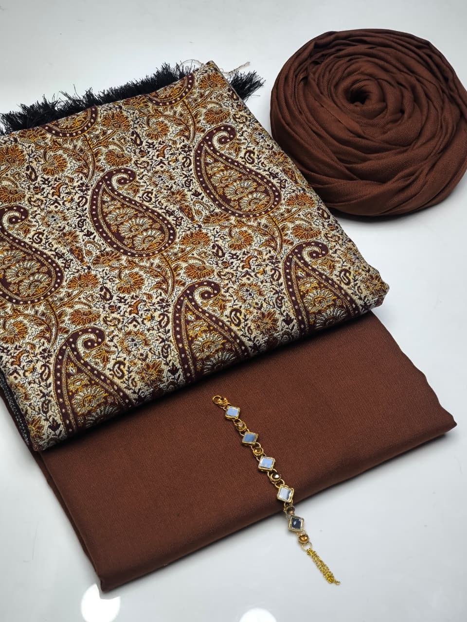 Turkish shawl 3pc dress