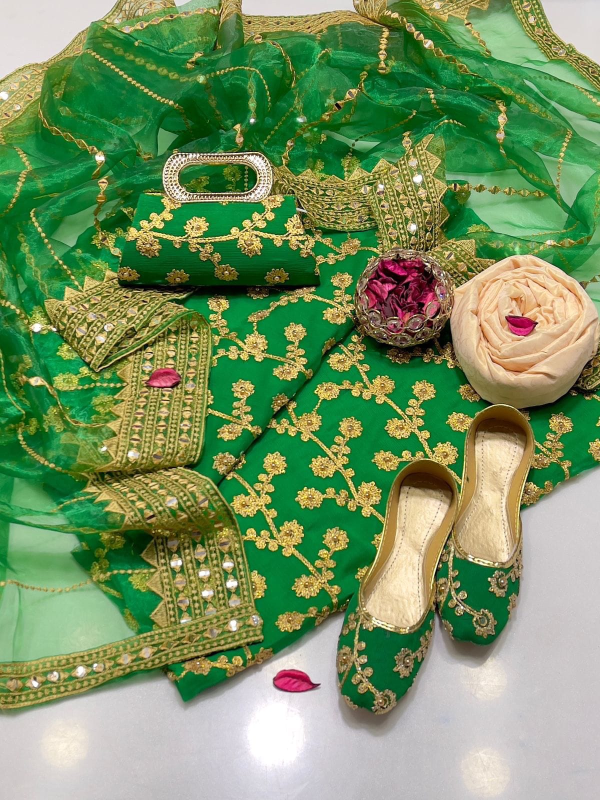 Fancy Nag Jaal 5pc Dress