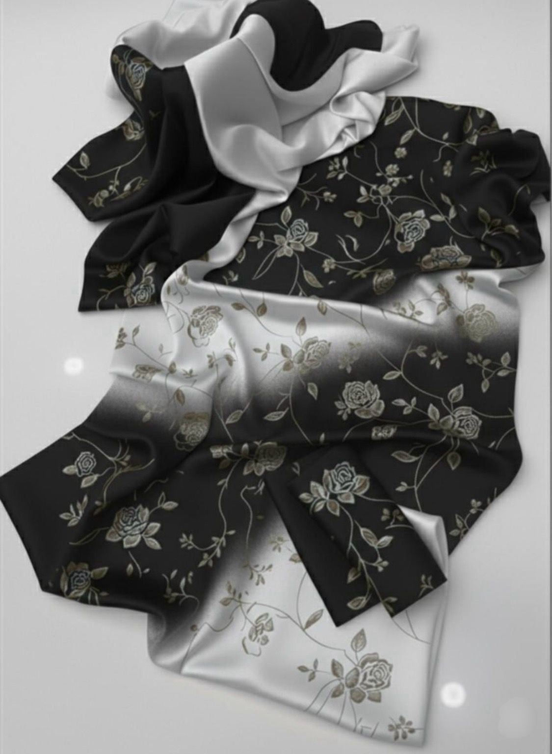 3 PIECE - SHAMOZE SILK SUIT (tye & dye)