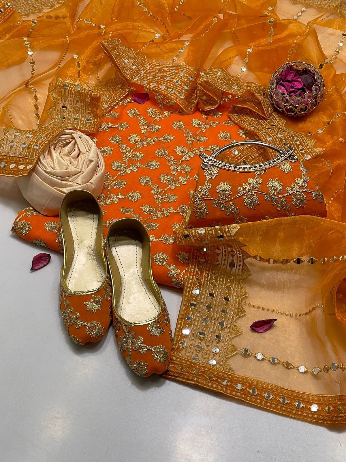 Fancy Nag Jaal 5pc Dress