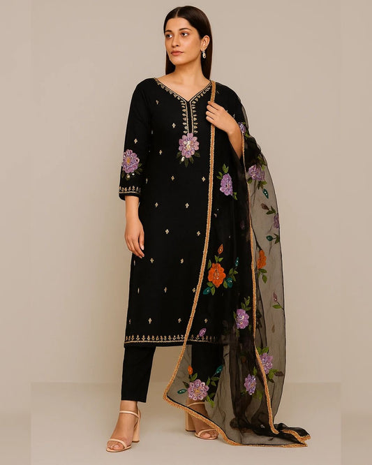 🔥 Dupata & Shirt Paint 3pc dress