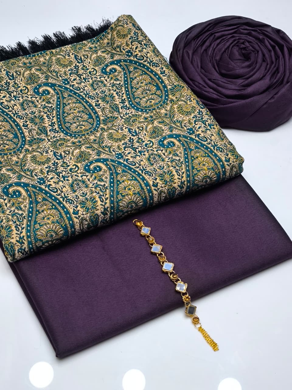 Turkish shawl 3pc dress