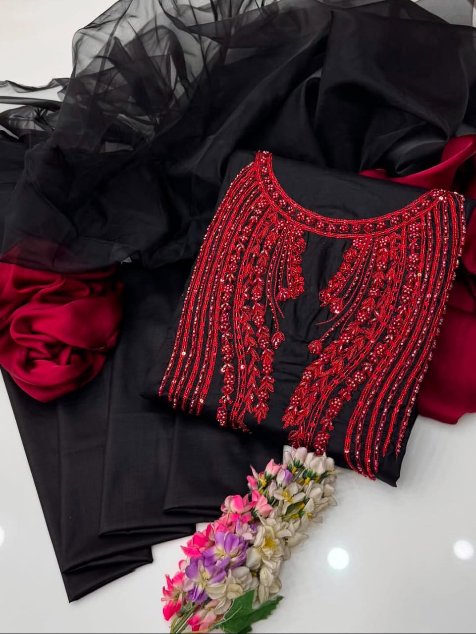 Handmade Organza 3pc dress