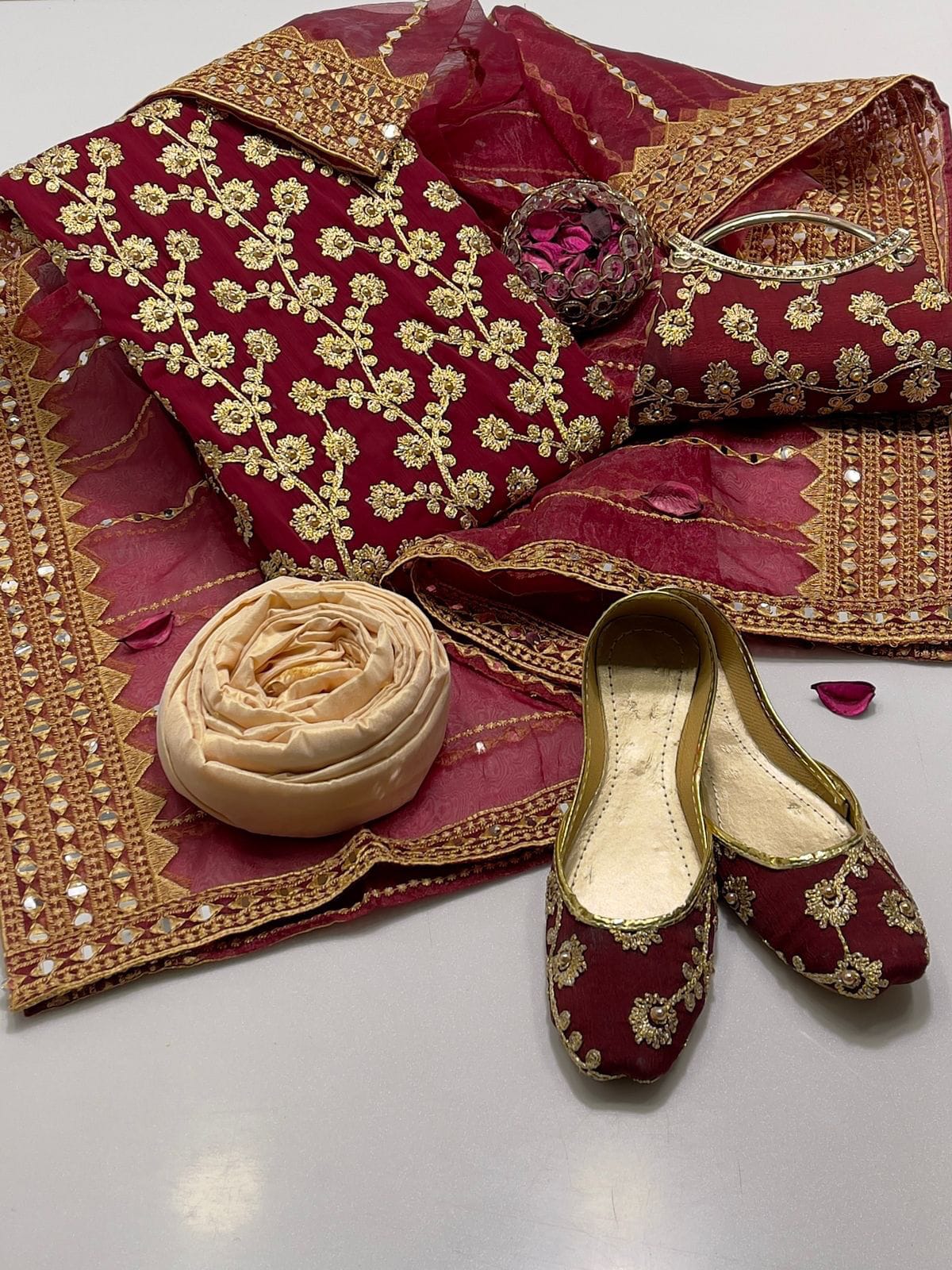 Fancy Nag Jaal 5pc Dress