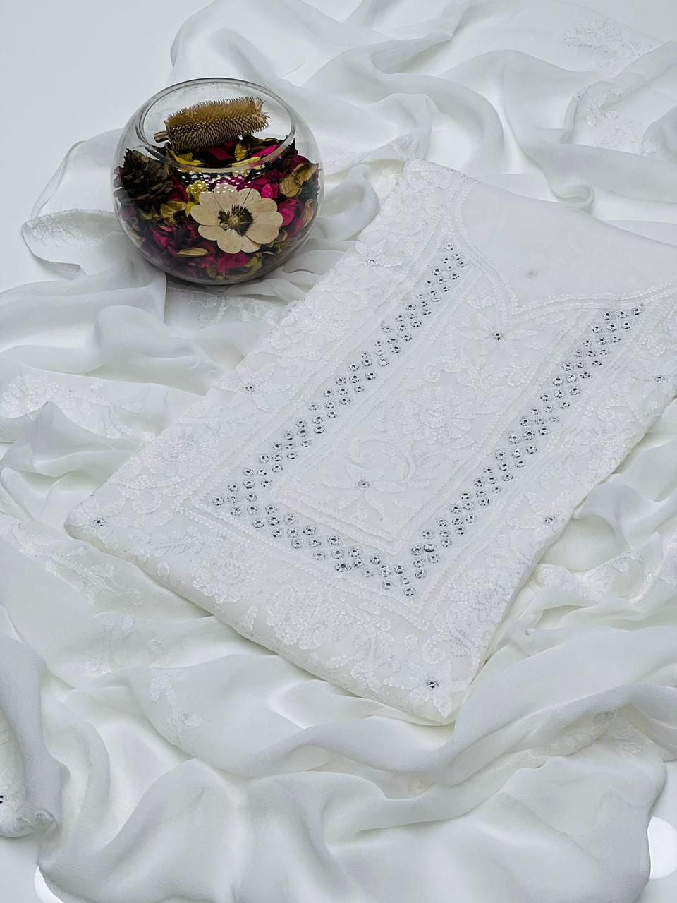 2 PIECE — CHIFFON SHADOW SHEESHA GALA SUIT.