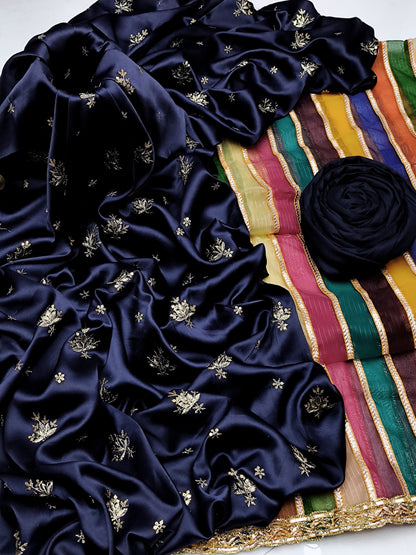 Shamoz silk 3pc dress (Ajwa15172)