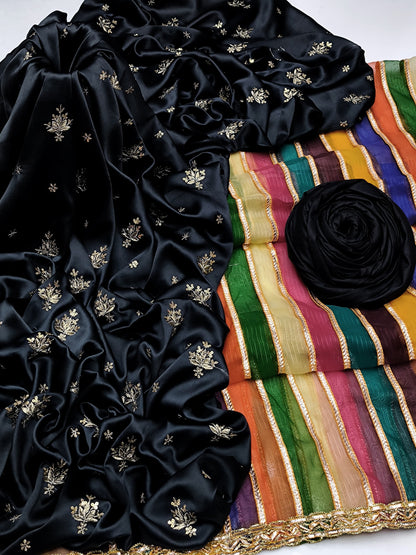 Shamoz silk 3pc dress (Ajwa15172)