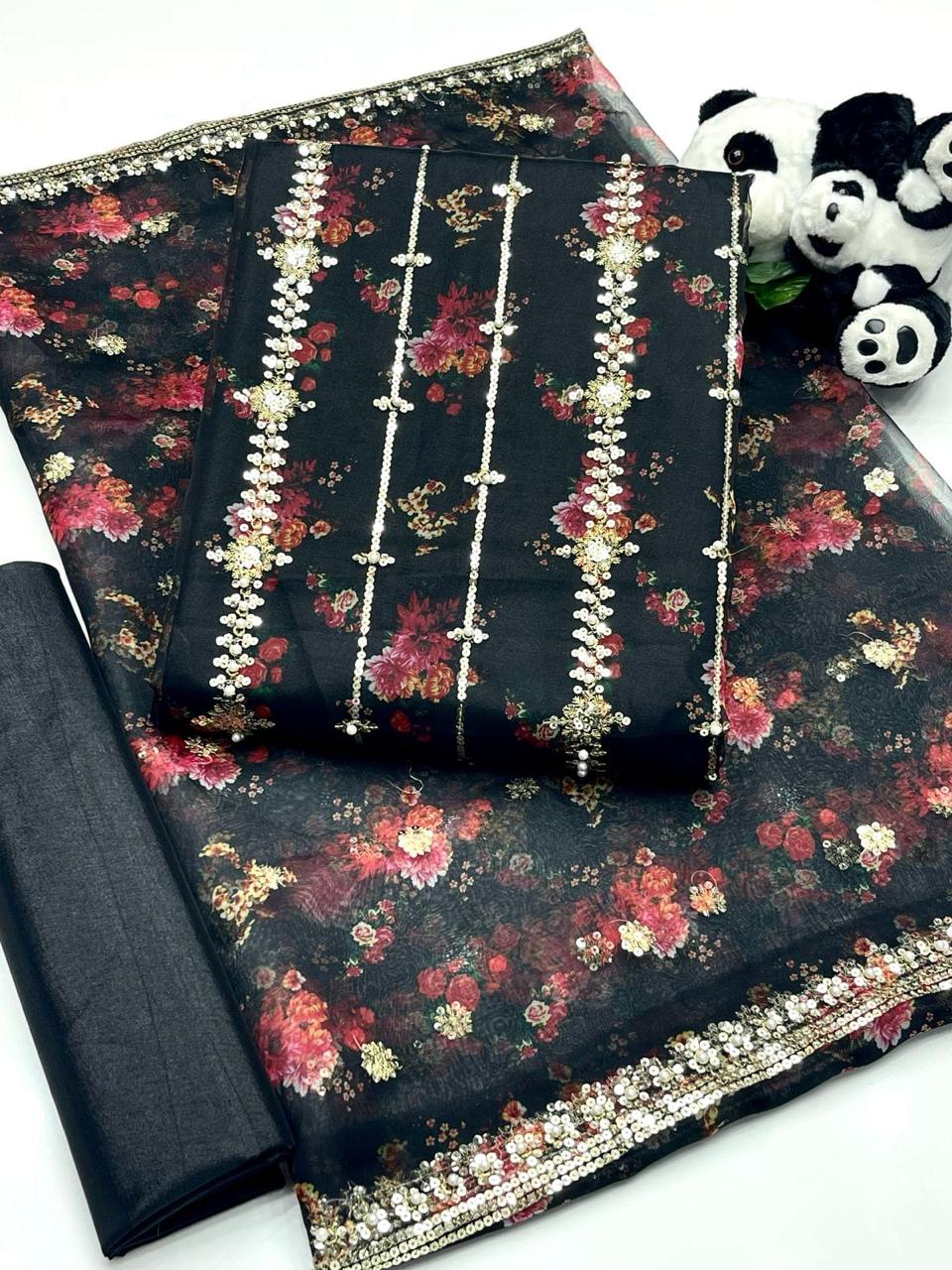 Digital Print & Beats Sitara Work 3pc Dress 👗