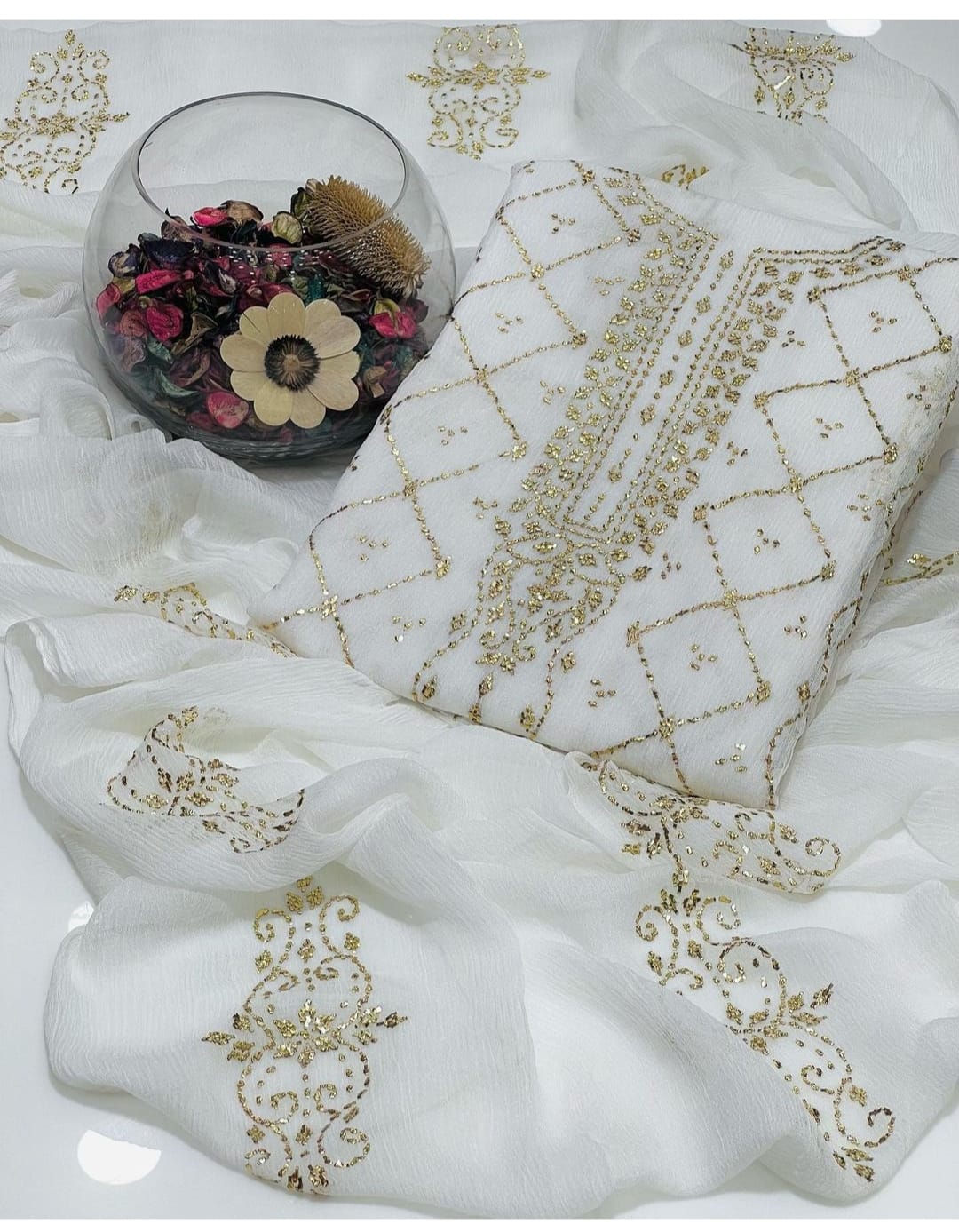 Hand Made Indian Mukesh work 2pc Dress 👗