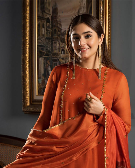 *Dur e Fishan 3pc dress