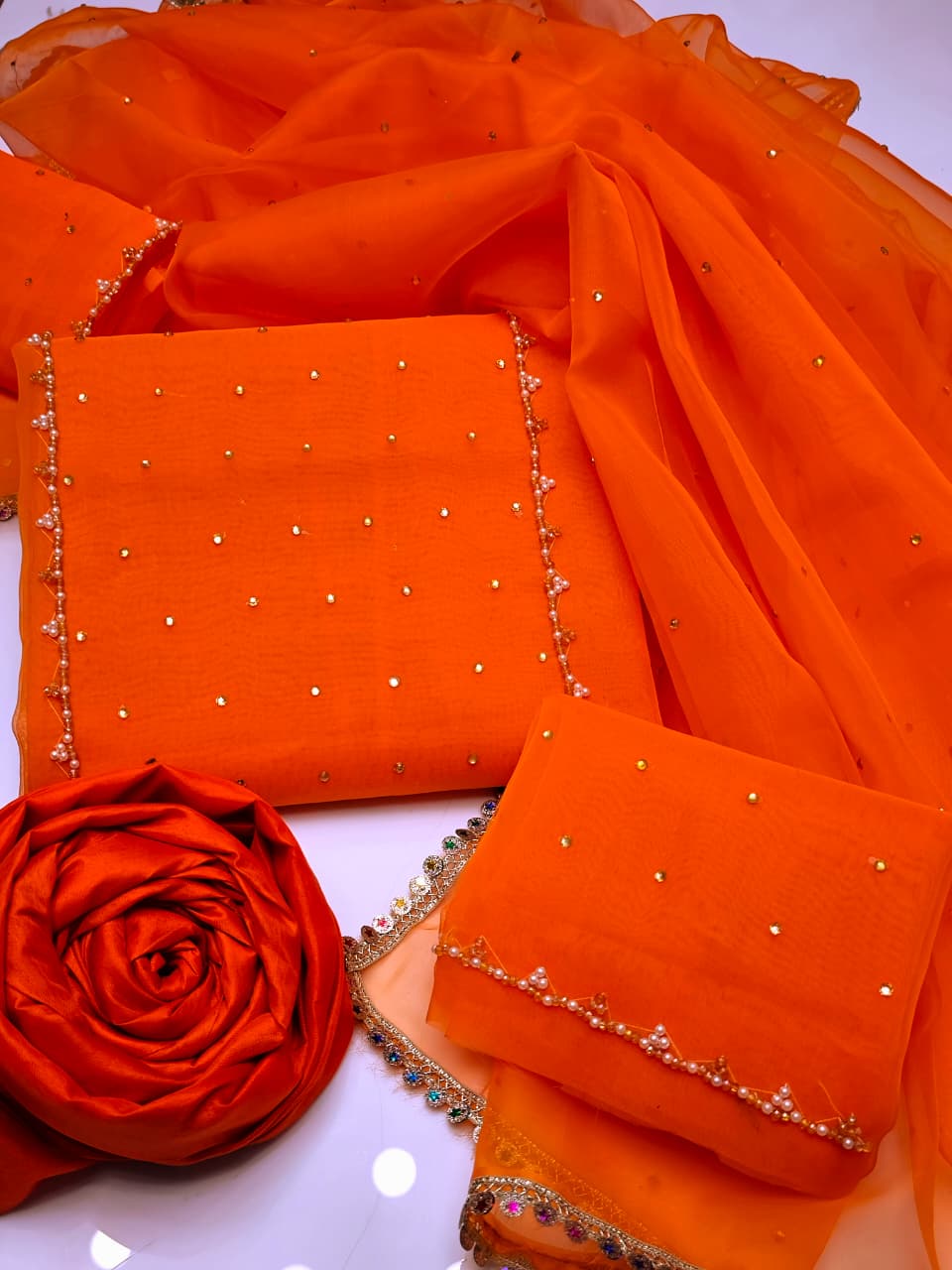 *Dur e Fishan 3pc dress